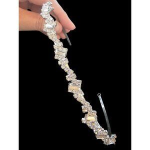 NWOT - Silver/Rhinestone Simple Tiara
